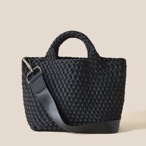 NAGHEDI ST BARTHS SMALL TOTE BAG - ONYX